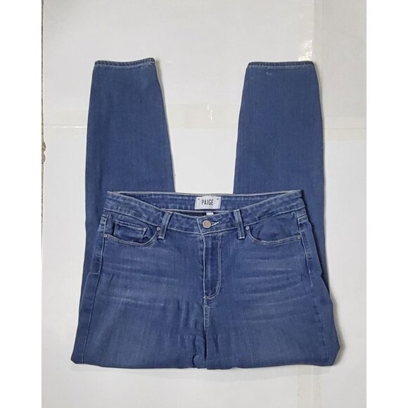 PAIGE Denim - Paige Hoxton Ankle Womens Blue Skinny Jeans Size 30